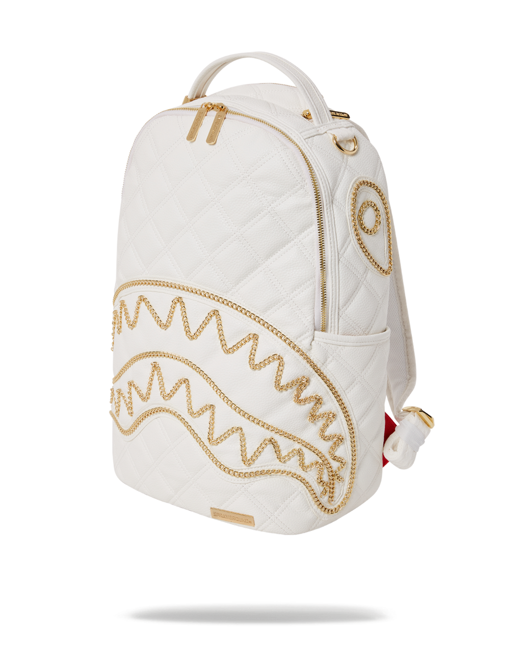 Riviera Le Blanc Gold Chain Shark Backpack (Dlxv) - Image 3