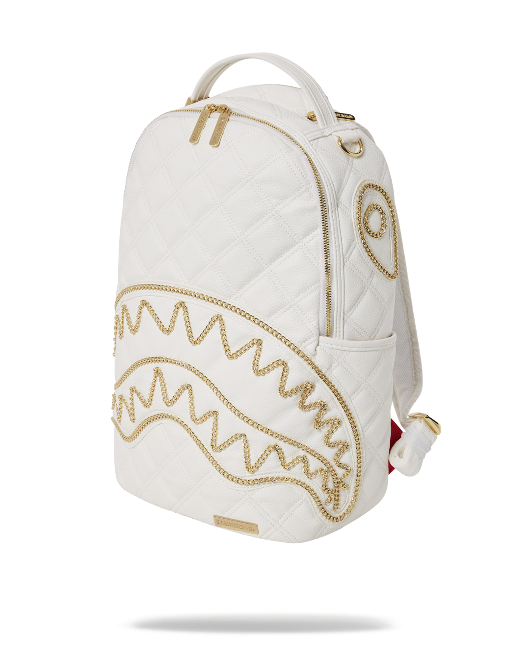 Riviera Le Blanc Gold Chain Shark Backpack (Dlxv) - Image 3