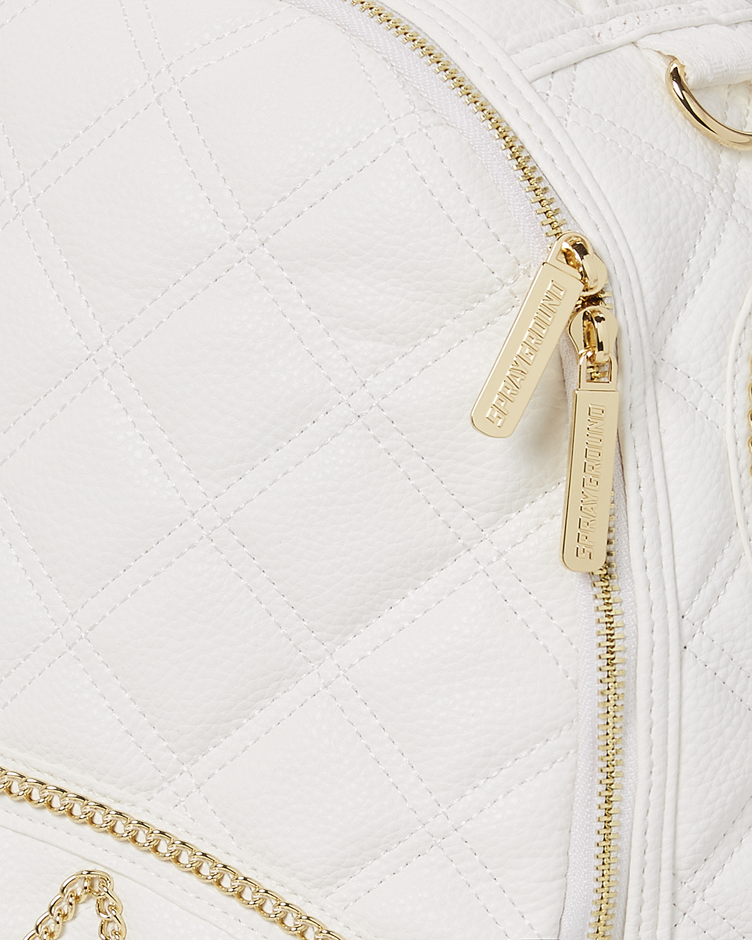Riviera Le Blanc Gold Chain Shark Backpack (Dlxv) - Image 11