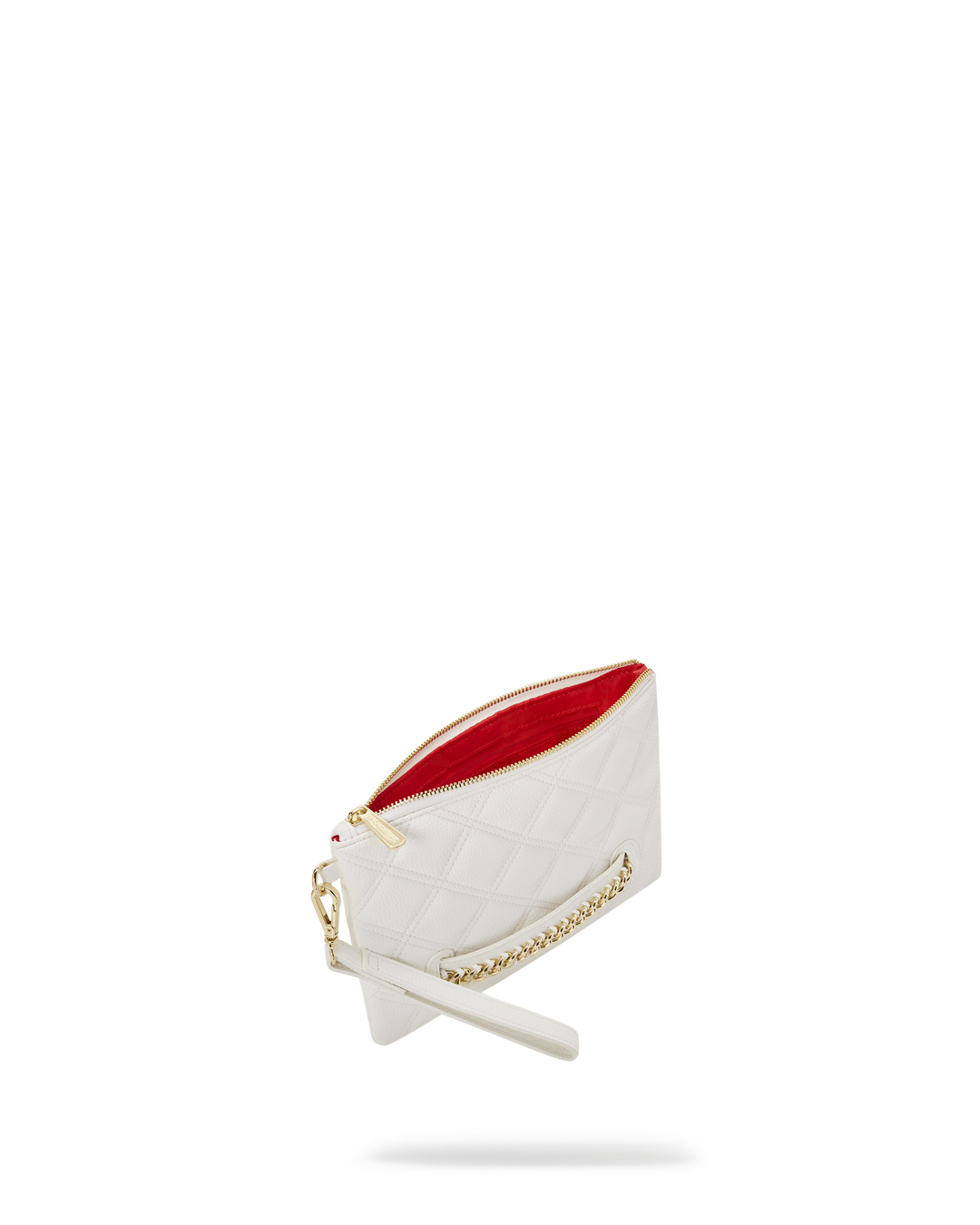 Riviera Le Blanc Gold Chain Shark Crossover Clutch - Image 9