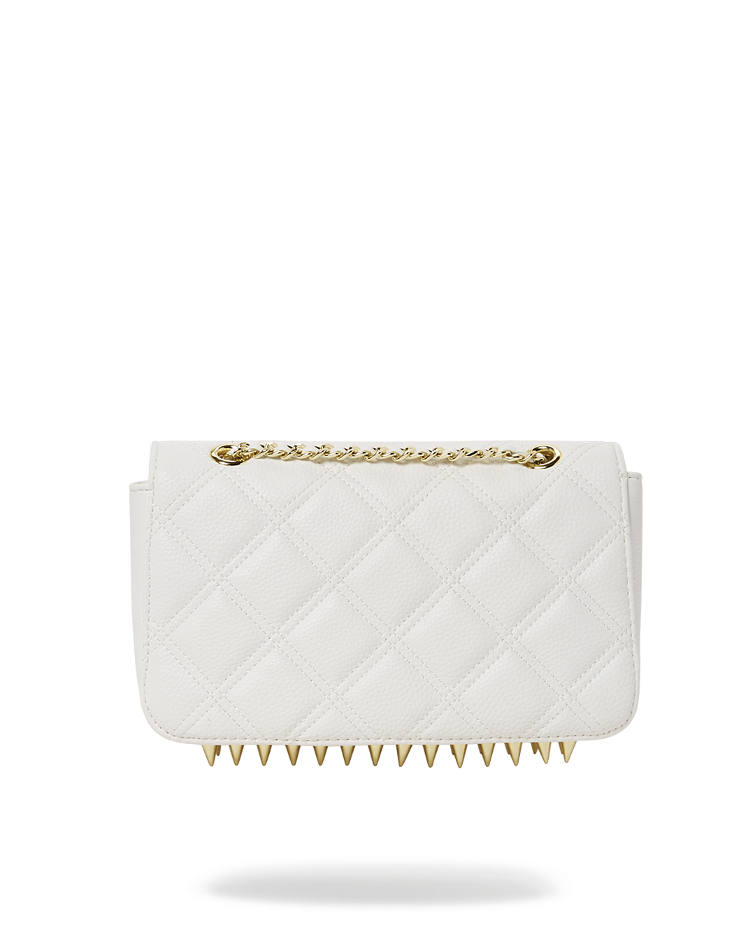 Riviera Le Blanc Gold Chain Shark Handbag - Image 8