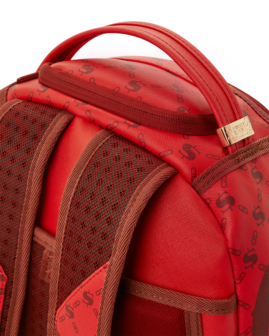 Money Pattern Brick Backpack (Dlxv) - Image 13