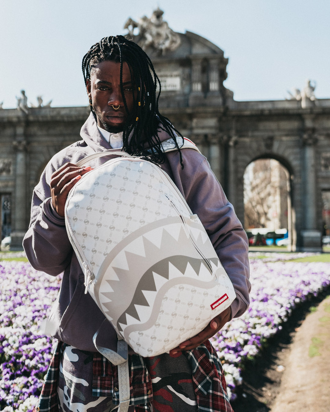 Money Pattern Powder Backpack (Dlxv) - Image 2