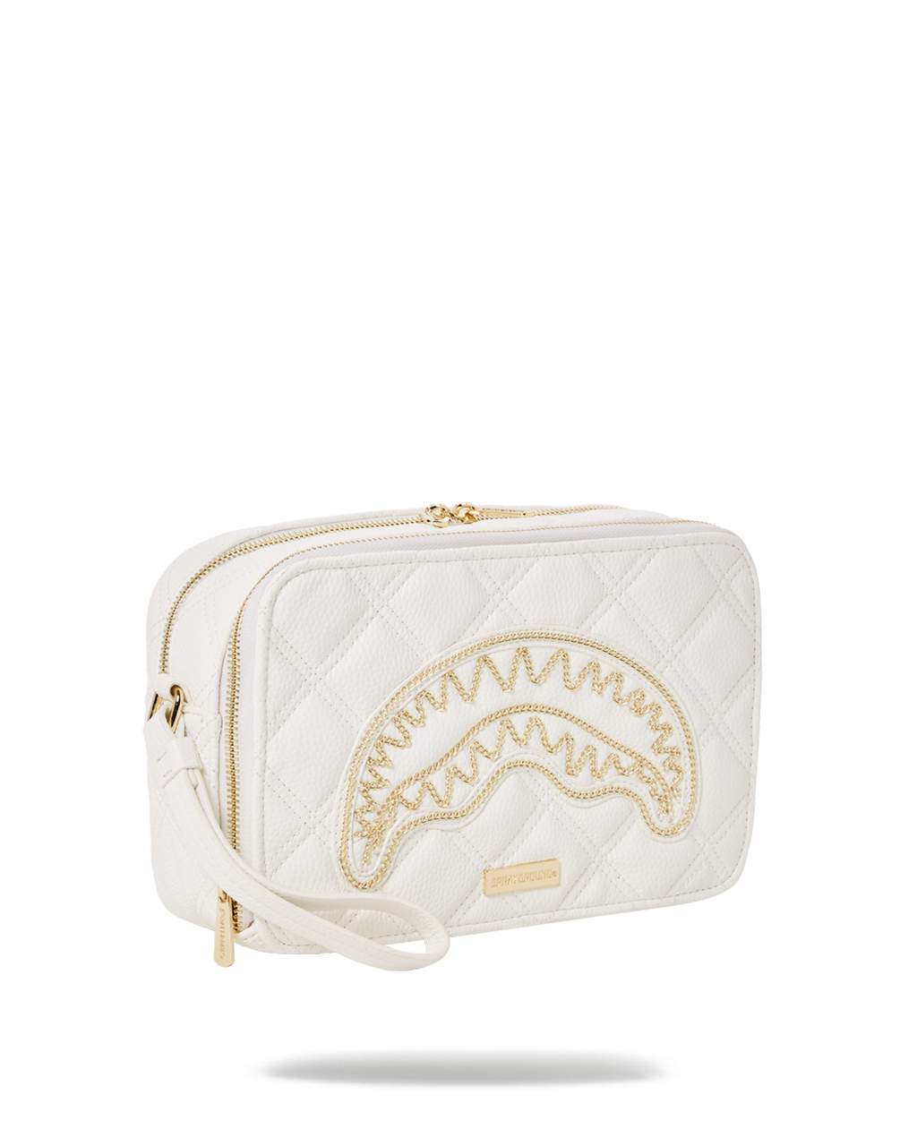Riviera Le Blanc Gold Chain Shark Toiletry Bag - Image 3