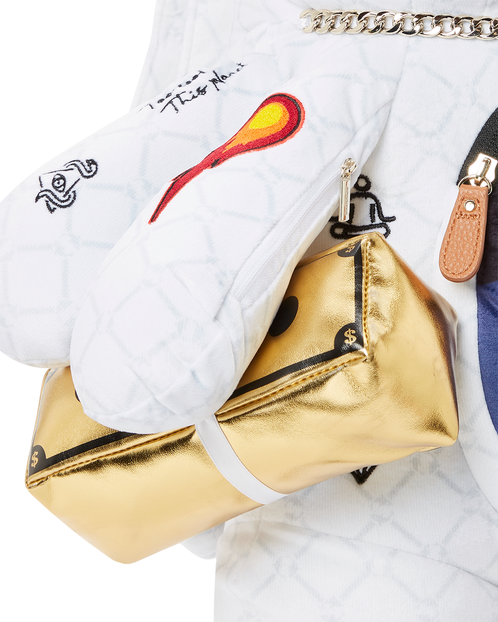 Ufo Spaced Out Moneybear Teddybear Backpack - Image 7