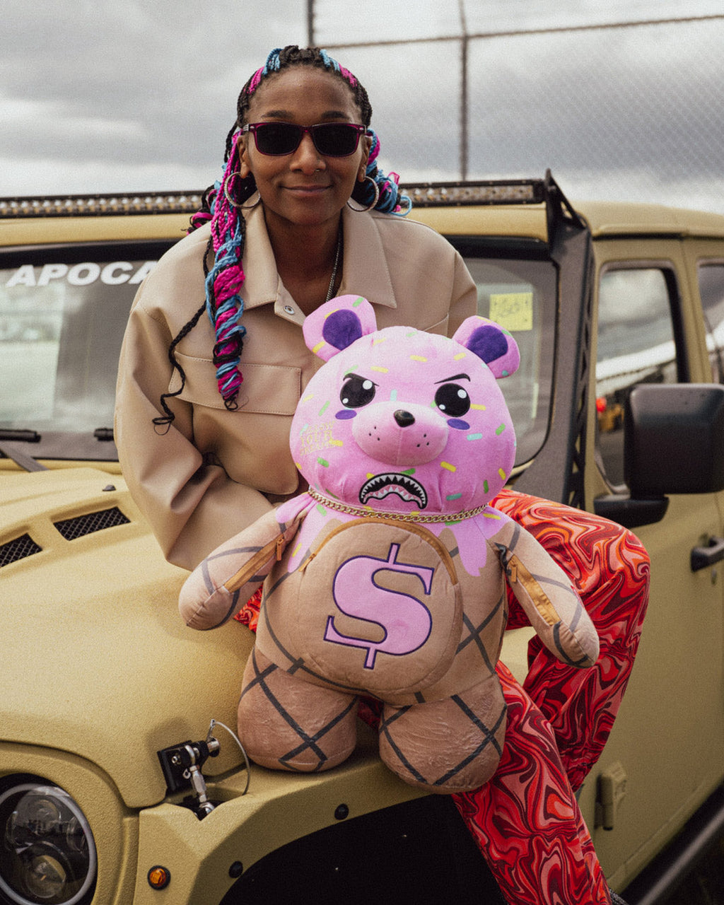 I Scream Moneybear Teddybear Backpack - Image 4
