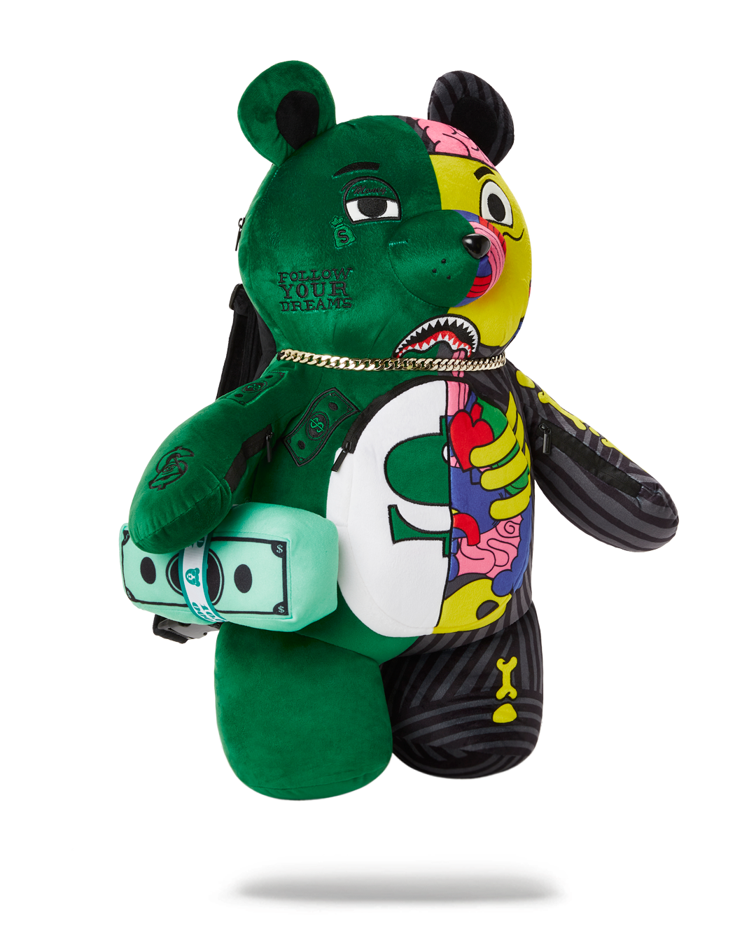 Young X-Ray Moneybear Teddybear Backpack - Image 3