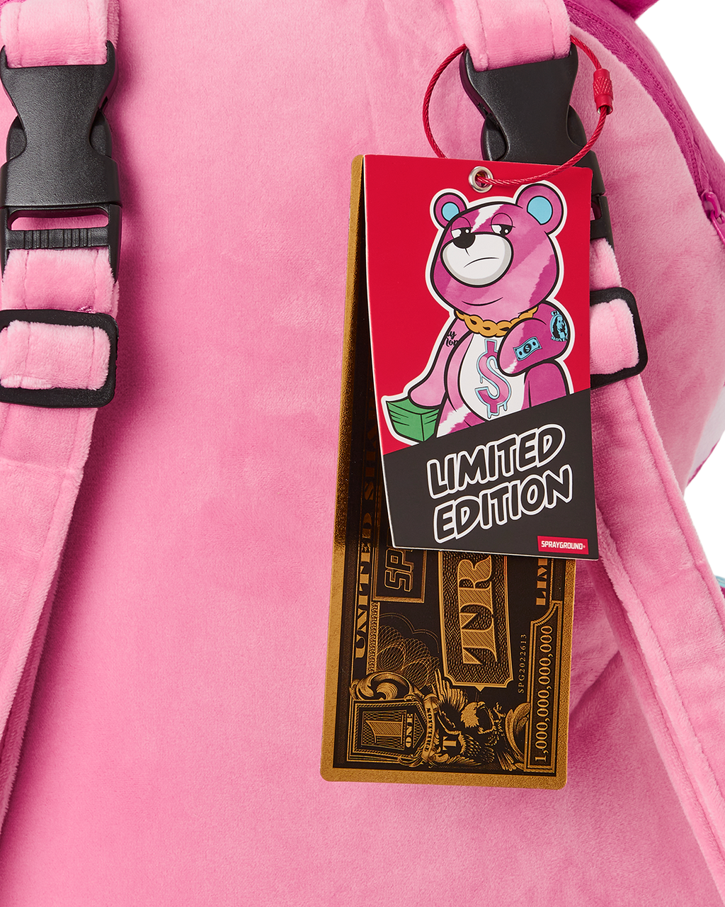 Pink Punk Moneybear Teddybear Backpack - Image 9