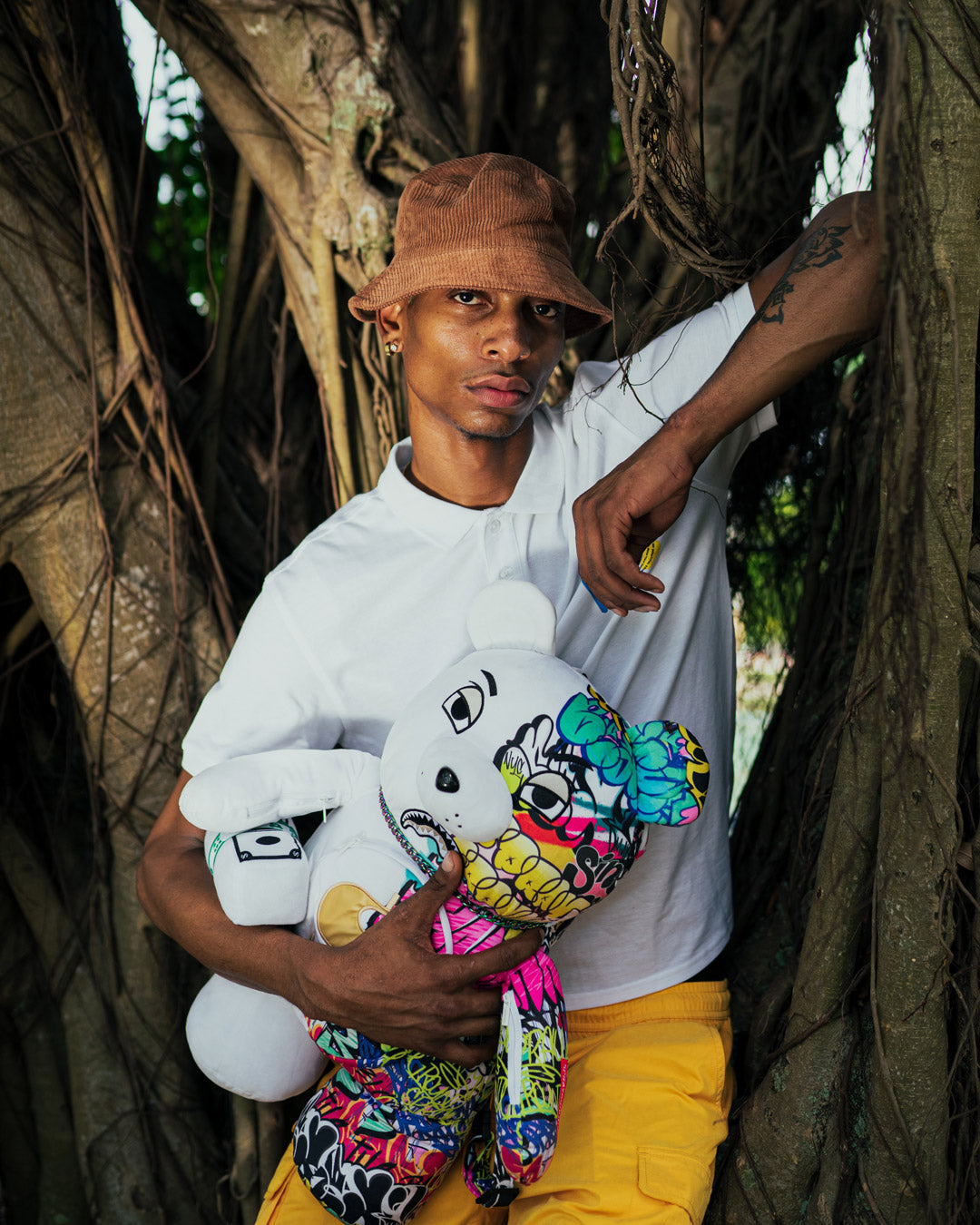 Half Graff Moneybear Teddybear Backpack - Image 2