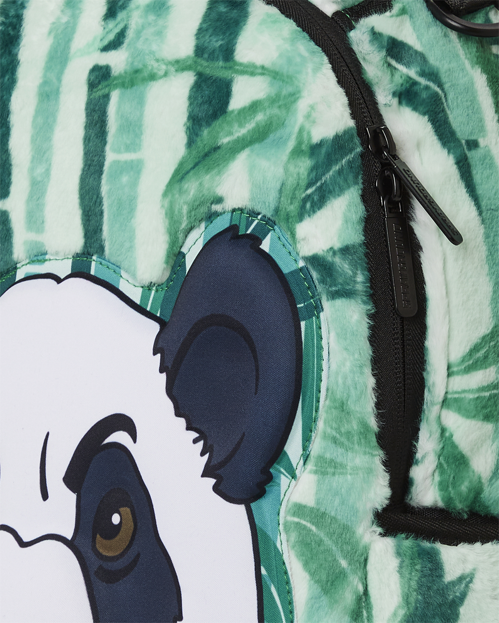 Panda Cozy Velour Fur Backpack - Image 11