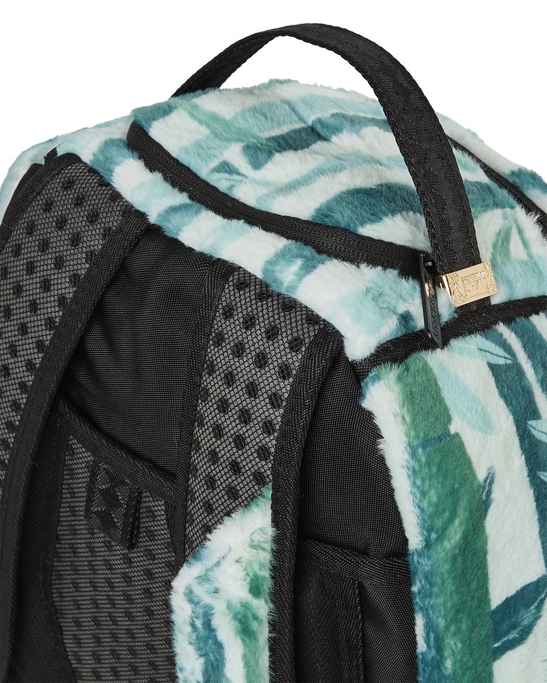 Panda Cozy Velour Fur Backpack - Image 12