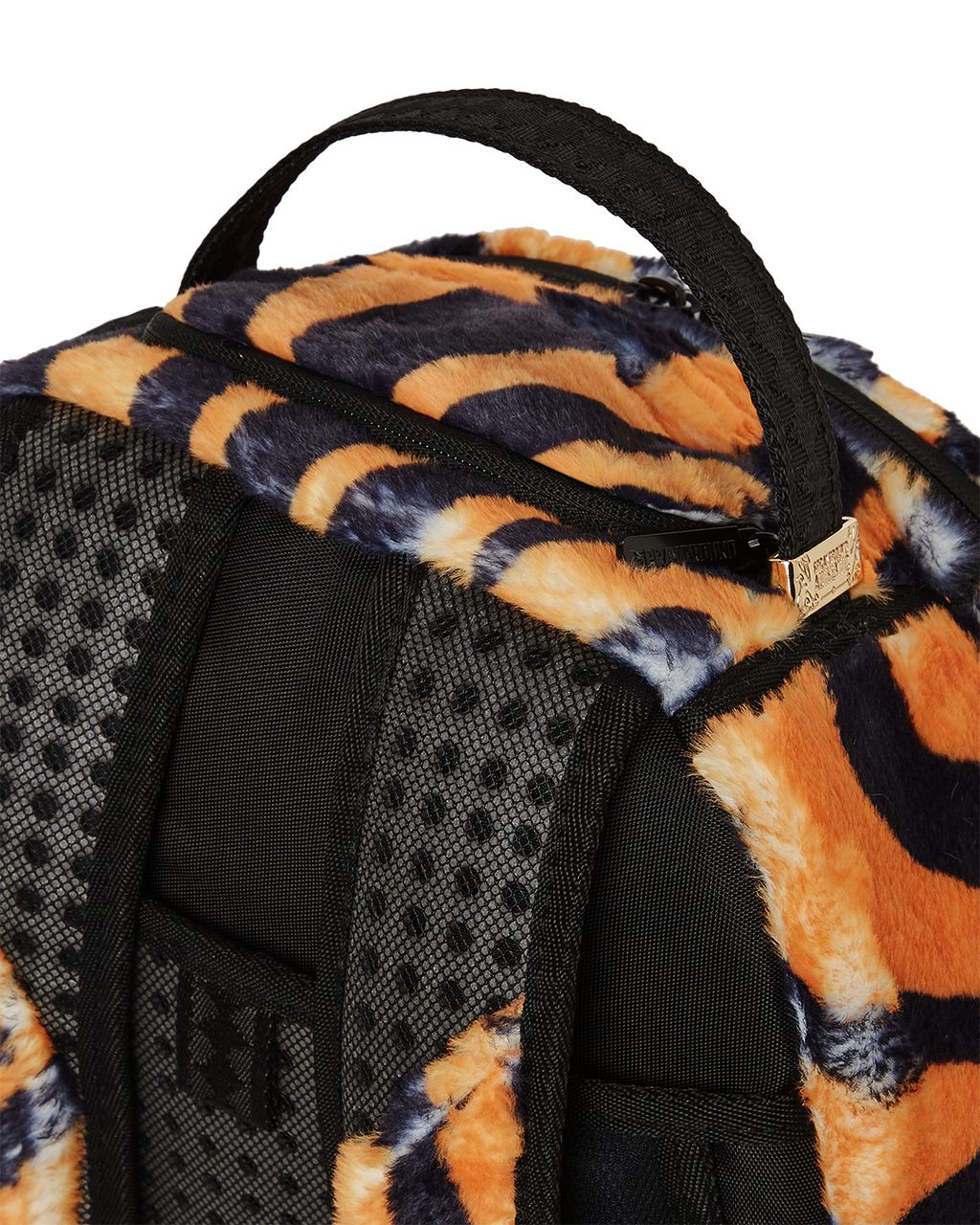 Tiger Cozy Velour Fur Backpack - Image 11