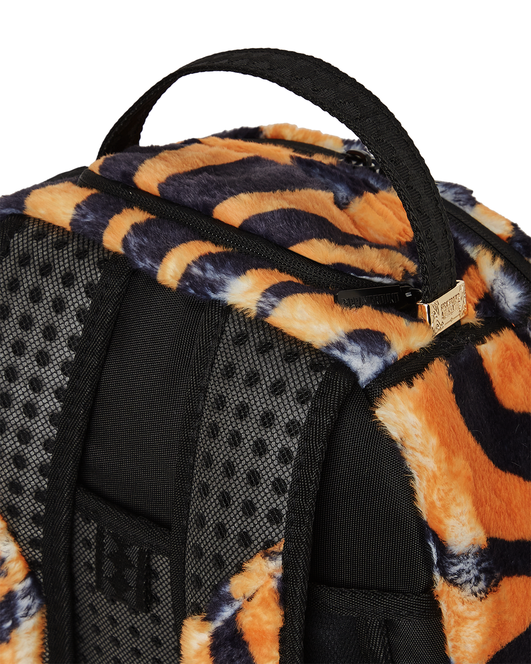 Tiger Cozy Velour Fur Backpack - Image 11