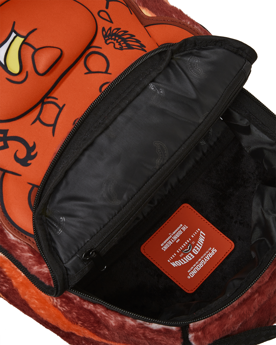 Diablo Cozy Velour Fur Backpack - Image 10