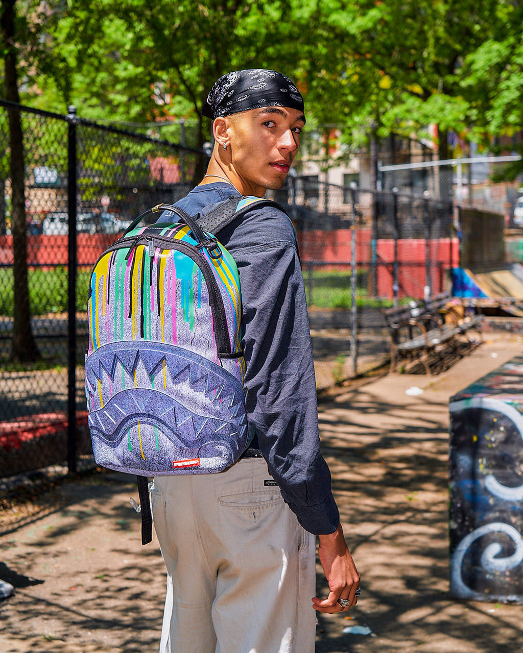 Drippy Stone Backpack (Dlxv) - Image 2