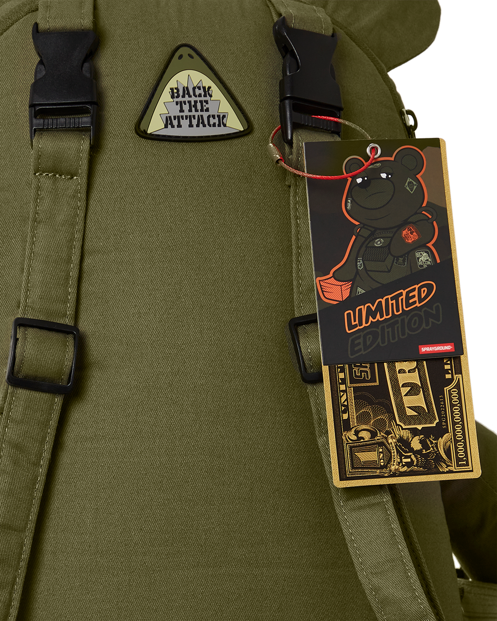 Special Ops Full Throttle Moneybear Teddybear Backpack - Image 17