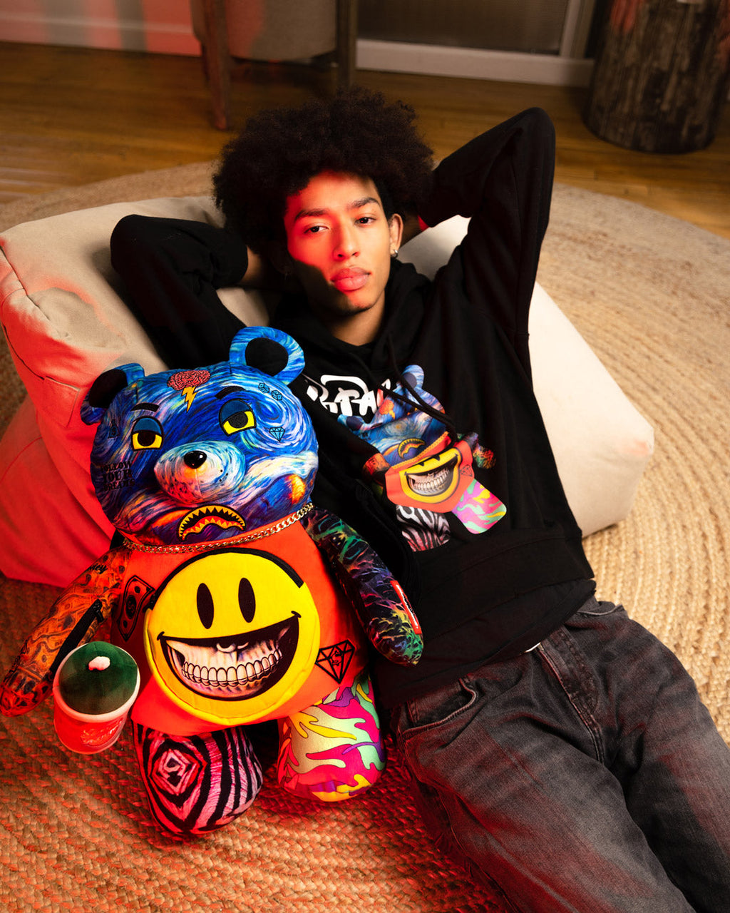 Villain Money Bear Teddybear Ron English Edition Backpack - Image 4