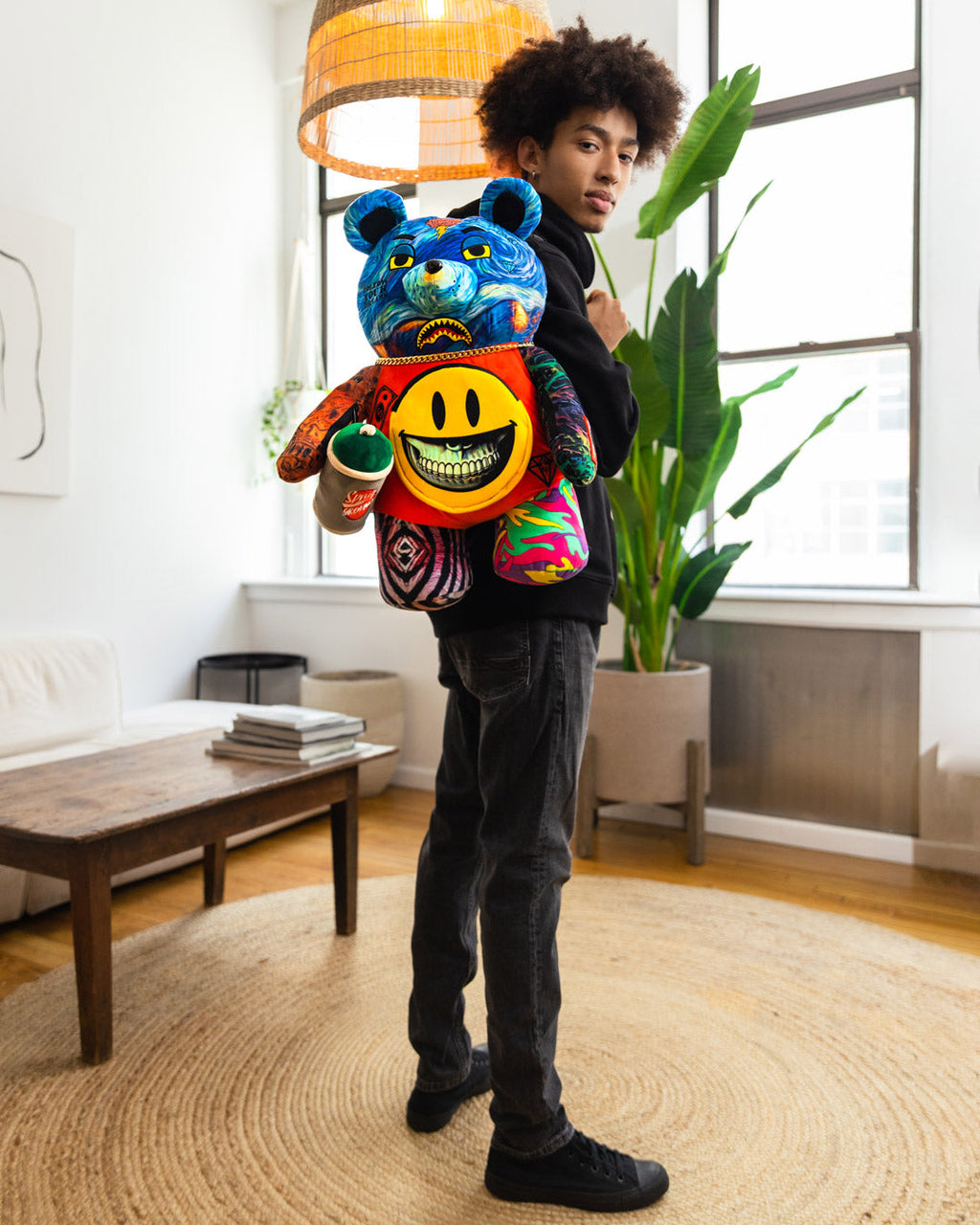 Villain Money Bear Teddybear Ron English Edition Backpack - Image 6
