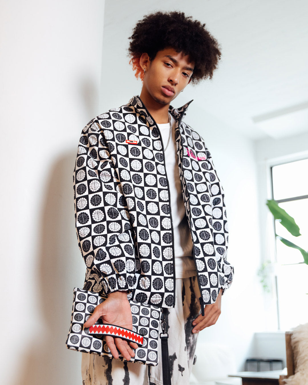 Poodle Check Ron English Collab Pouchette - Image 4