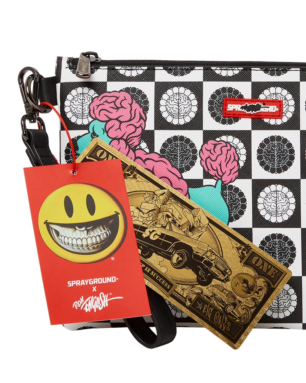 Poodle Check Ron English Collab Pouchette - Image 11