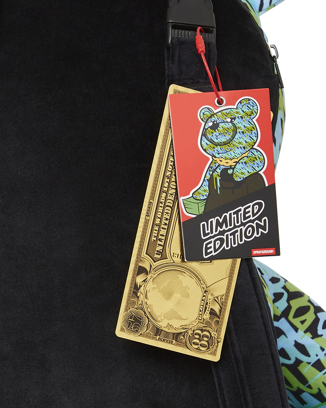Rouge the Gawd Moneybear Teddybear Backpack - Image 13