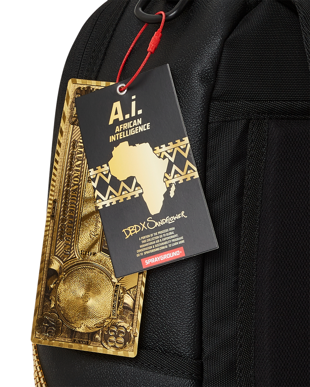 A.I.8 African Intelligence Guilded Leopard Backpack (Dlxv) - Image 12