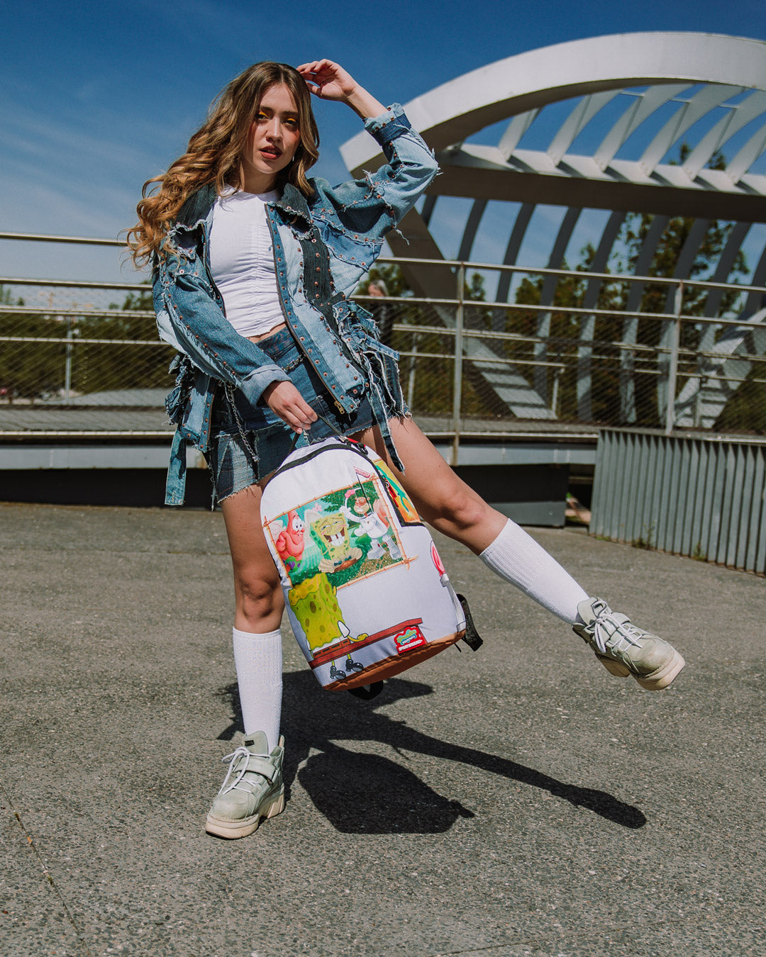 Spongebob Art Critic Backpack - Image 2