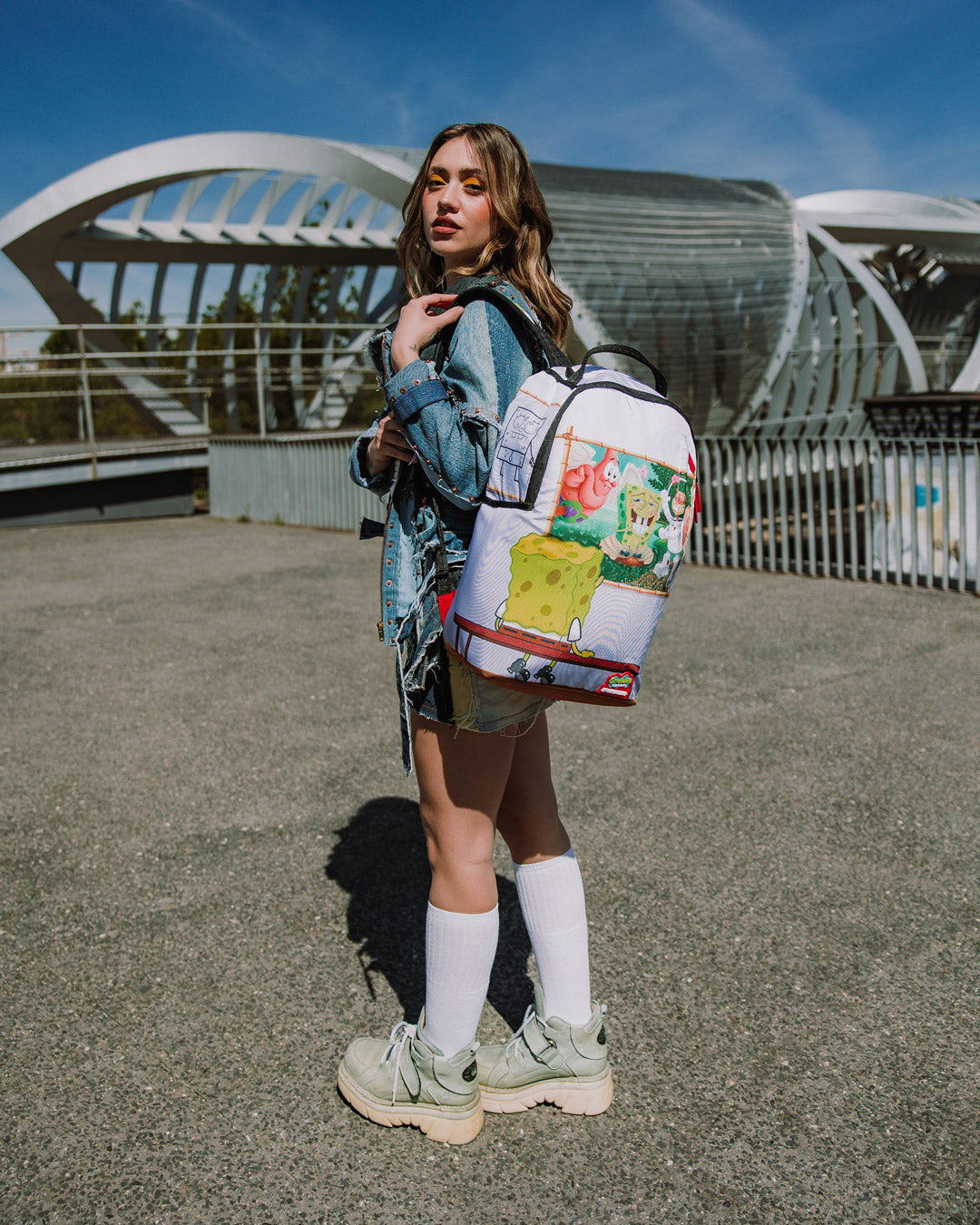 Spongebob Art Critic Backpack - Image 4