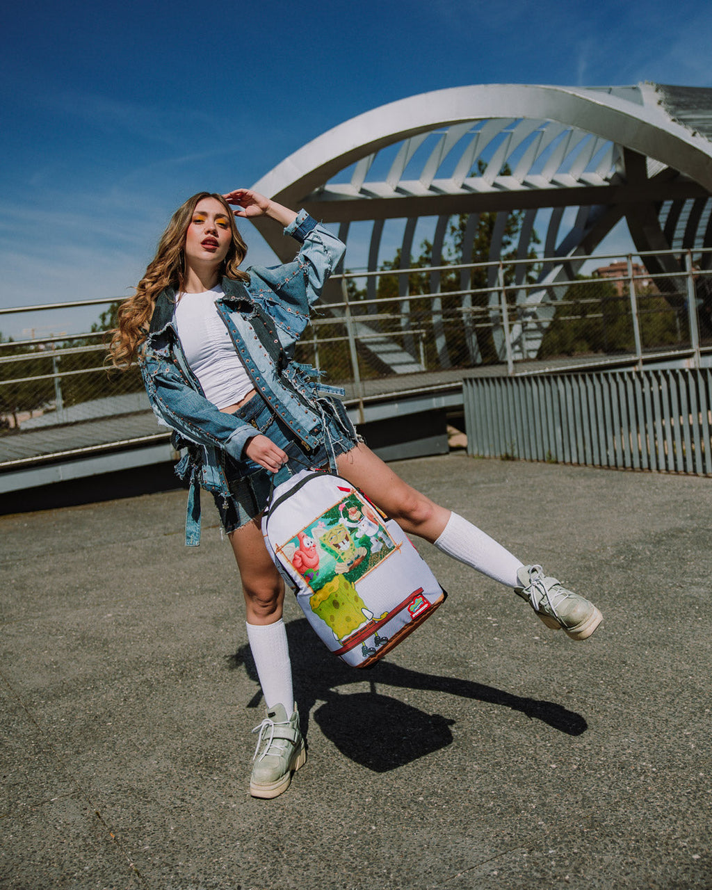 Spongebob Art Critic Backpack - Image 8