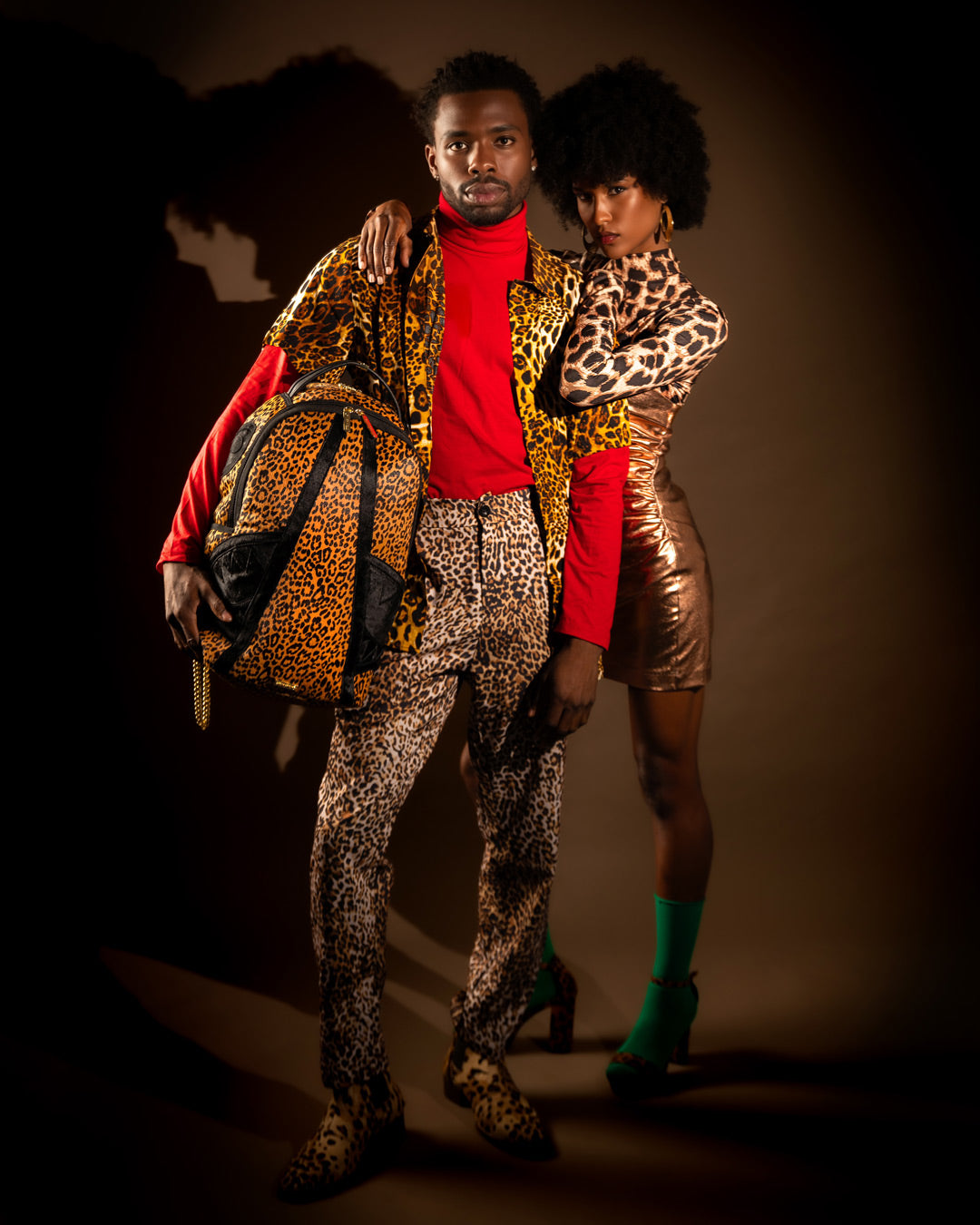 African Intelligence 9 Courage Lives on Backpack - Sandflower Collab - Image 4