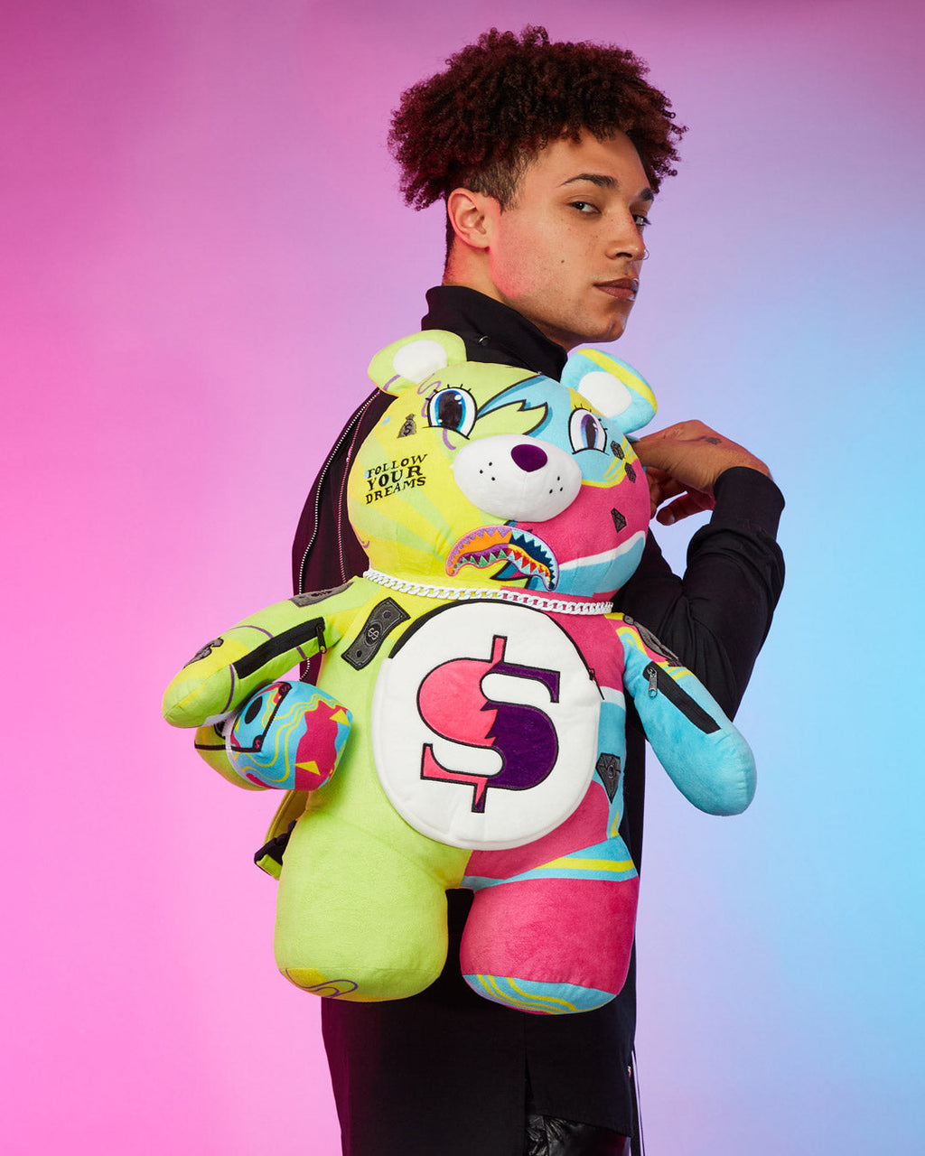 Super Weird Moneybear Teddybear Backpack - Image 8