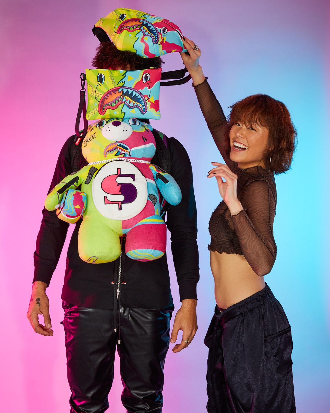 Super Weird Moneybear Teddybear Backpack - Image 13