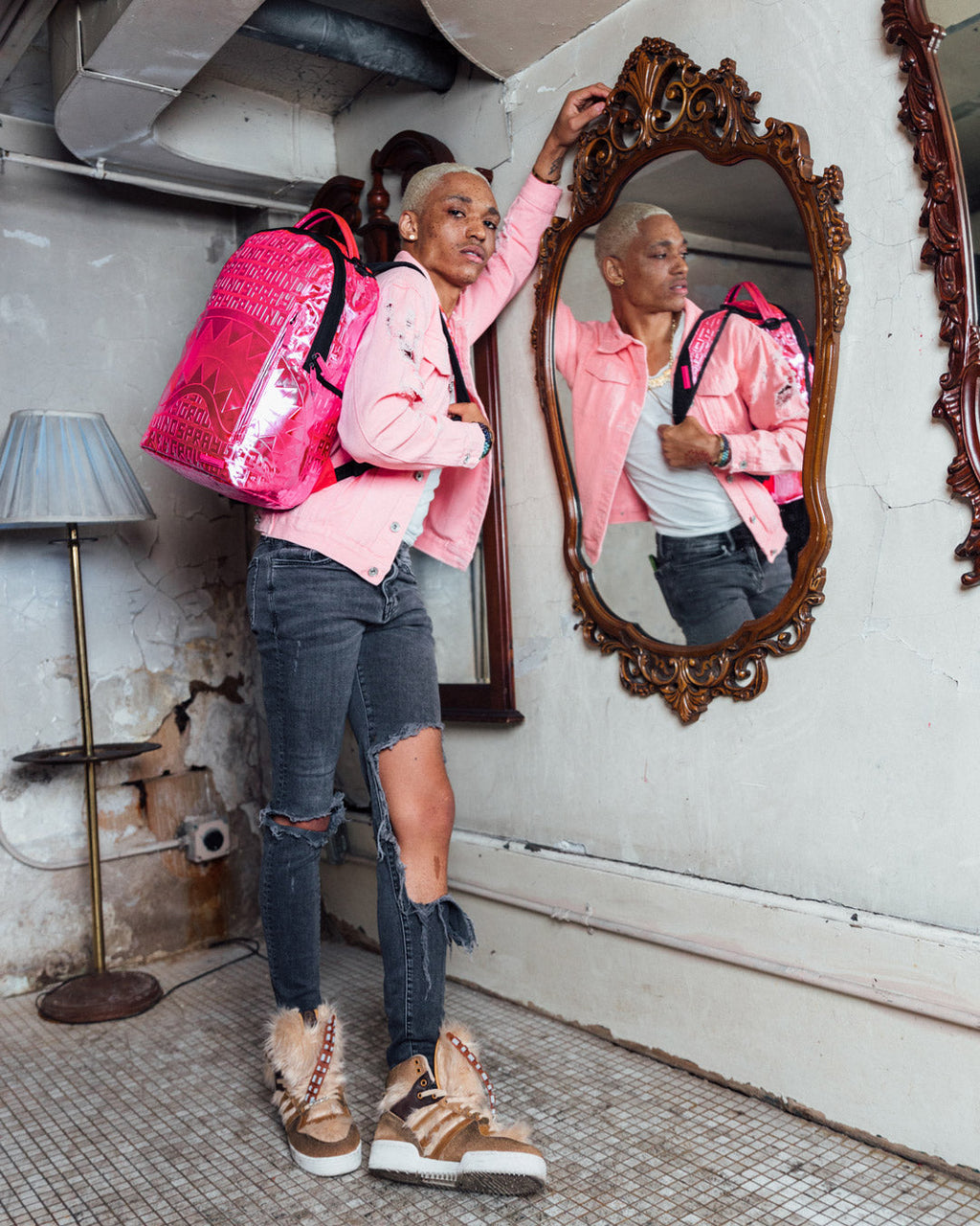 Infiniti Pink Diamond Backpack (Dlxv) - Image 6