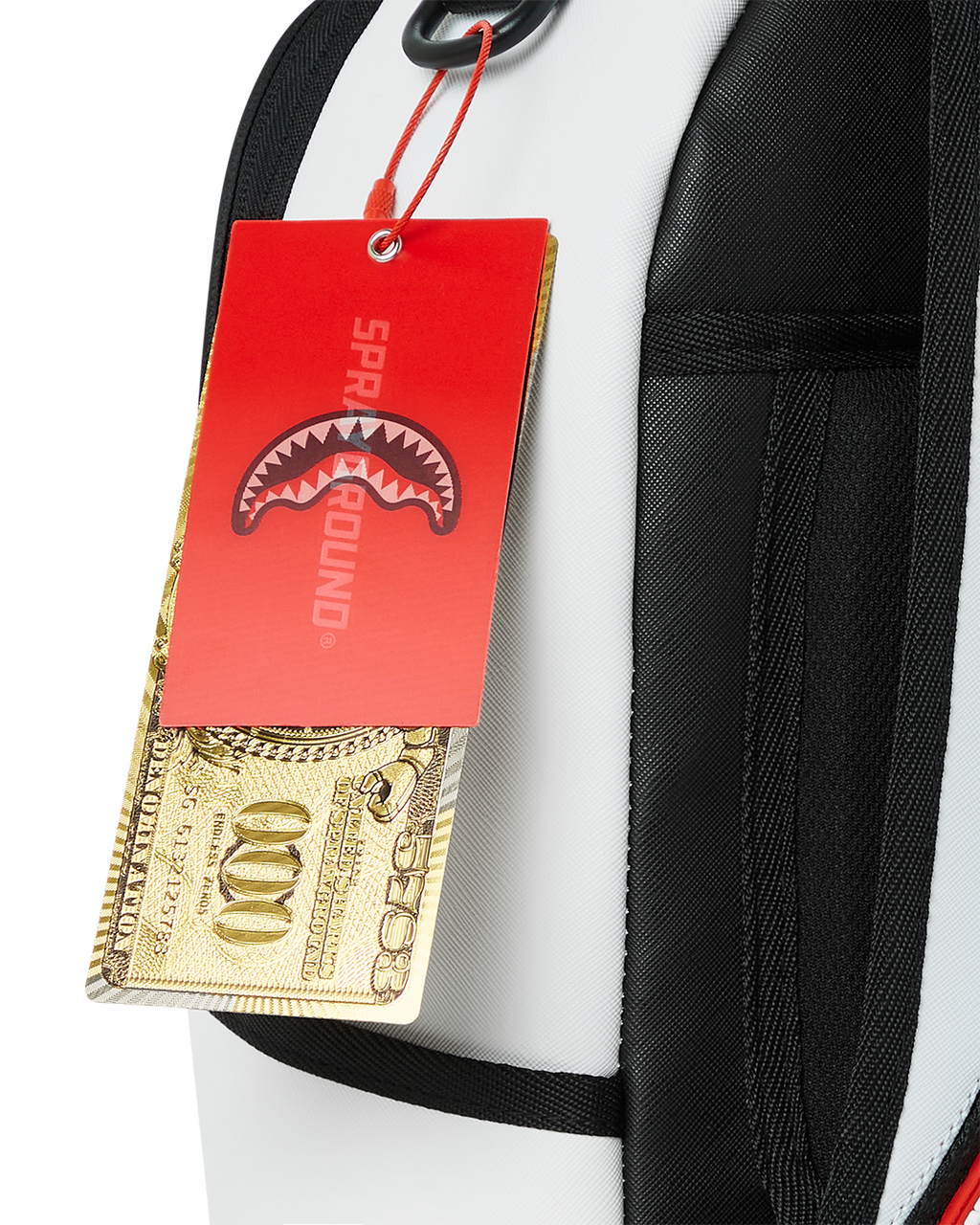 Shark Central Split Backpack Blk/Wht (Dlxv) - Image 13