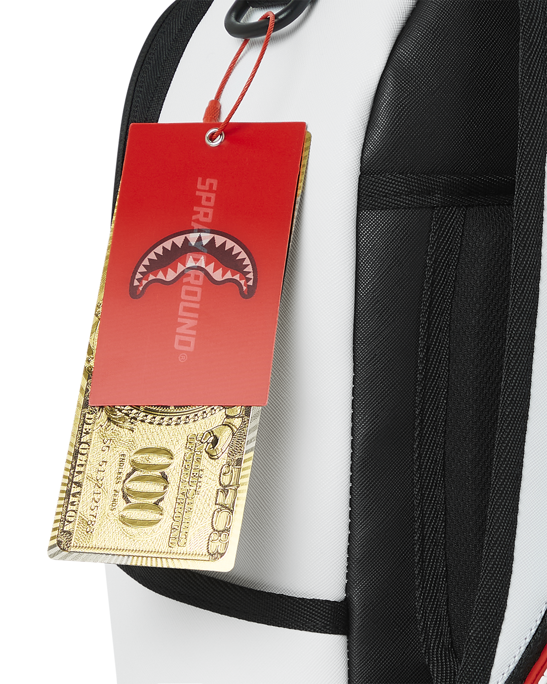 Shark Central Split Backpack Blk/Wht (Dlxv) - Image 13