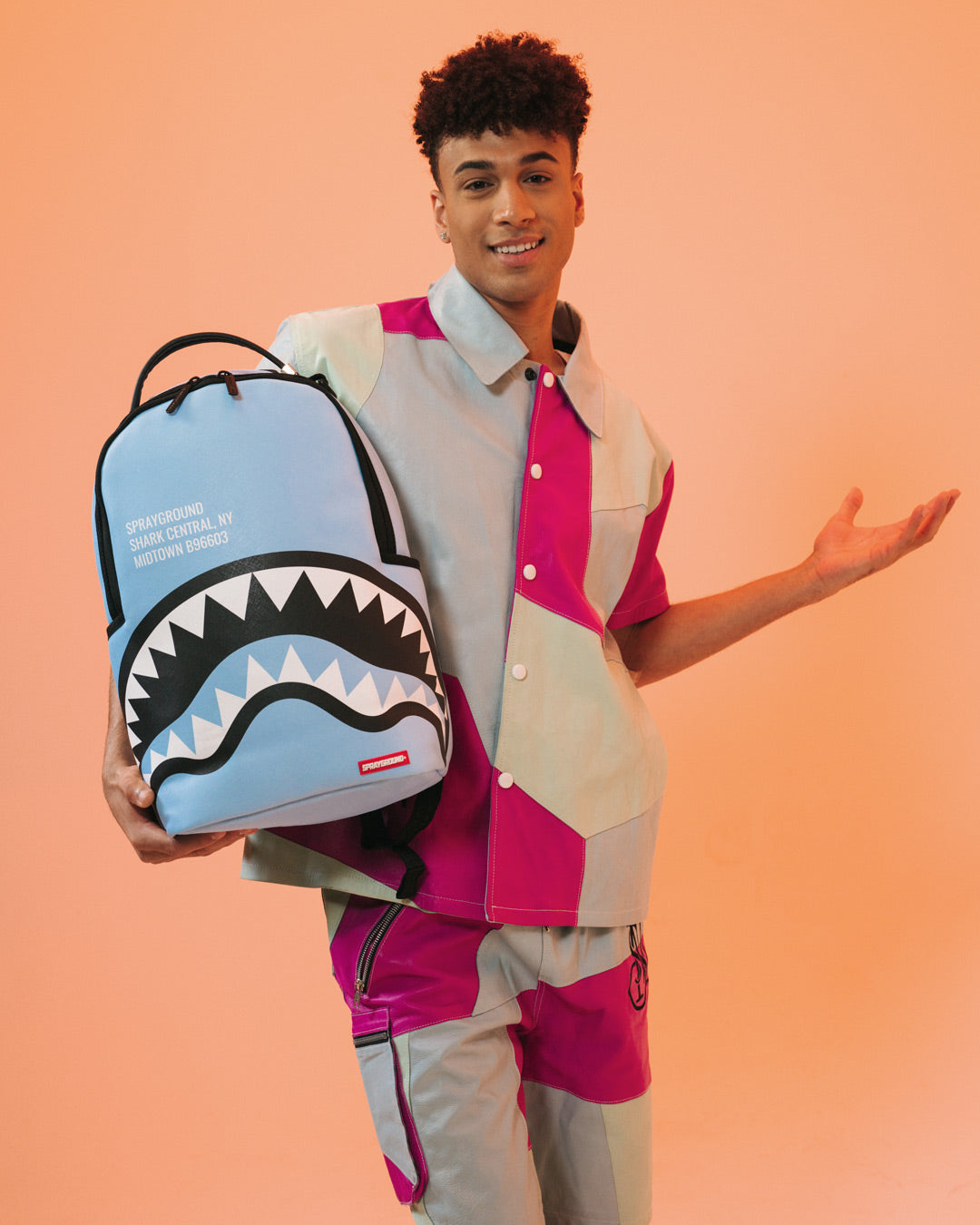 Shark Central (Blue) Backpack (Dlxv) - Image 4