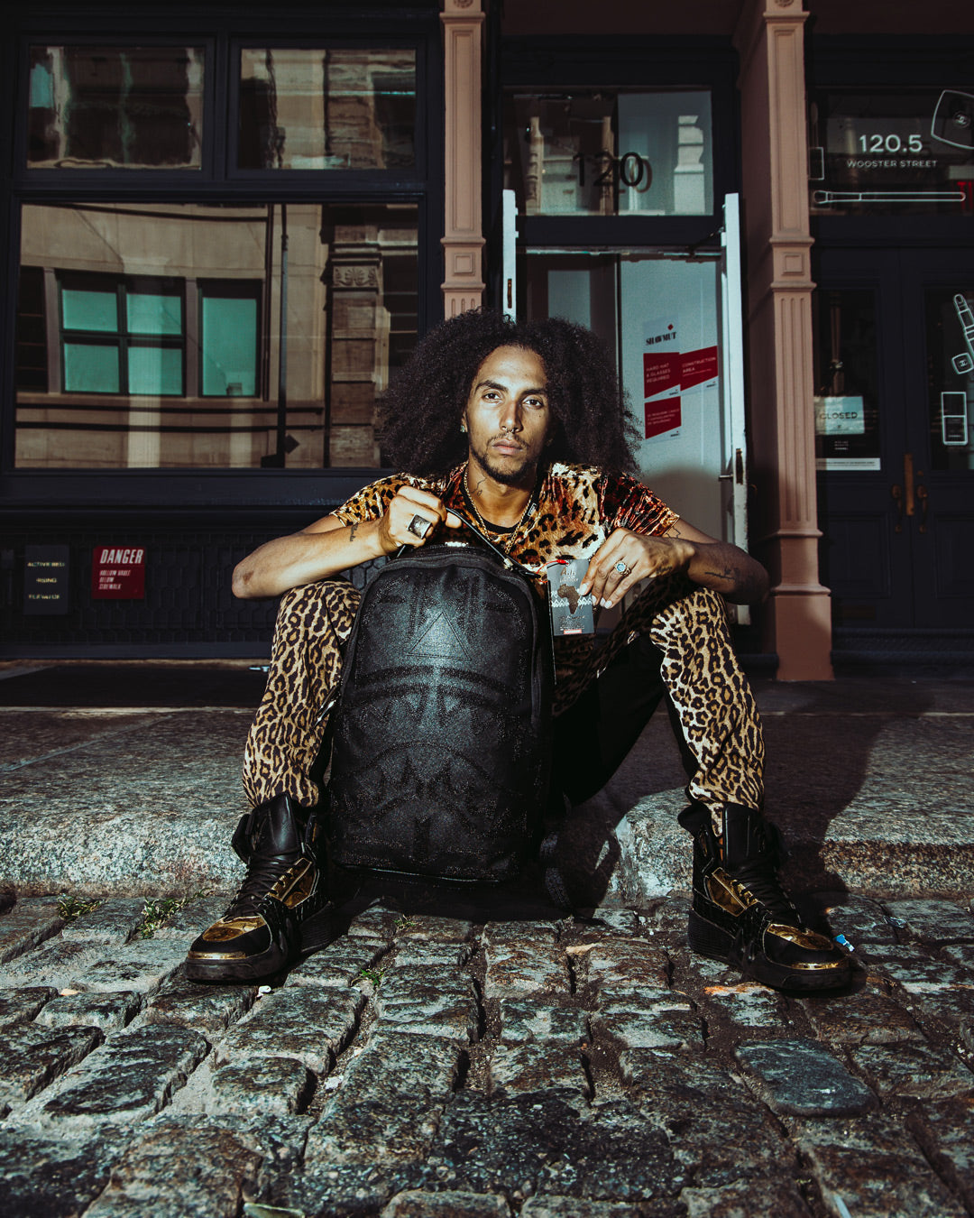 African Intelligence 9 Apex Genius Backpack - Sandflower Collab - Image 4