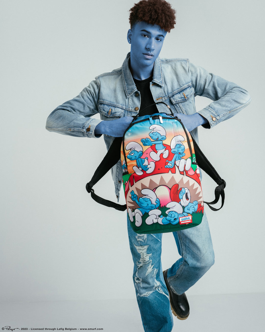 Smurfs Mushroom Chill Backpack - Image 4