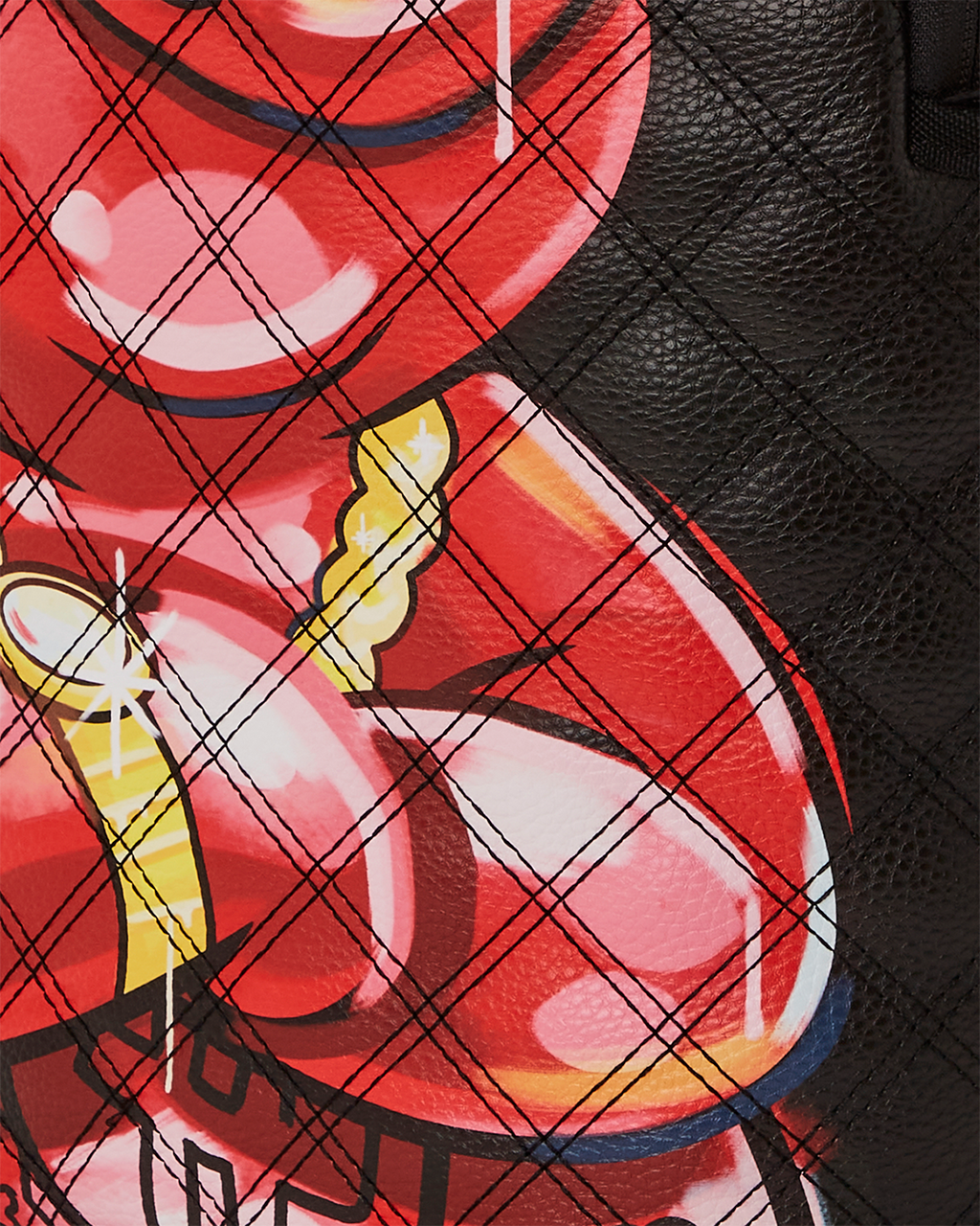 Quilt Hand Painted Diablo Bear Backpack (Dlxv) - Image 13