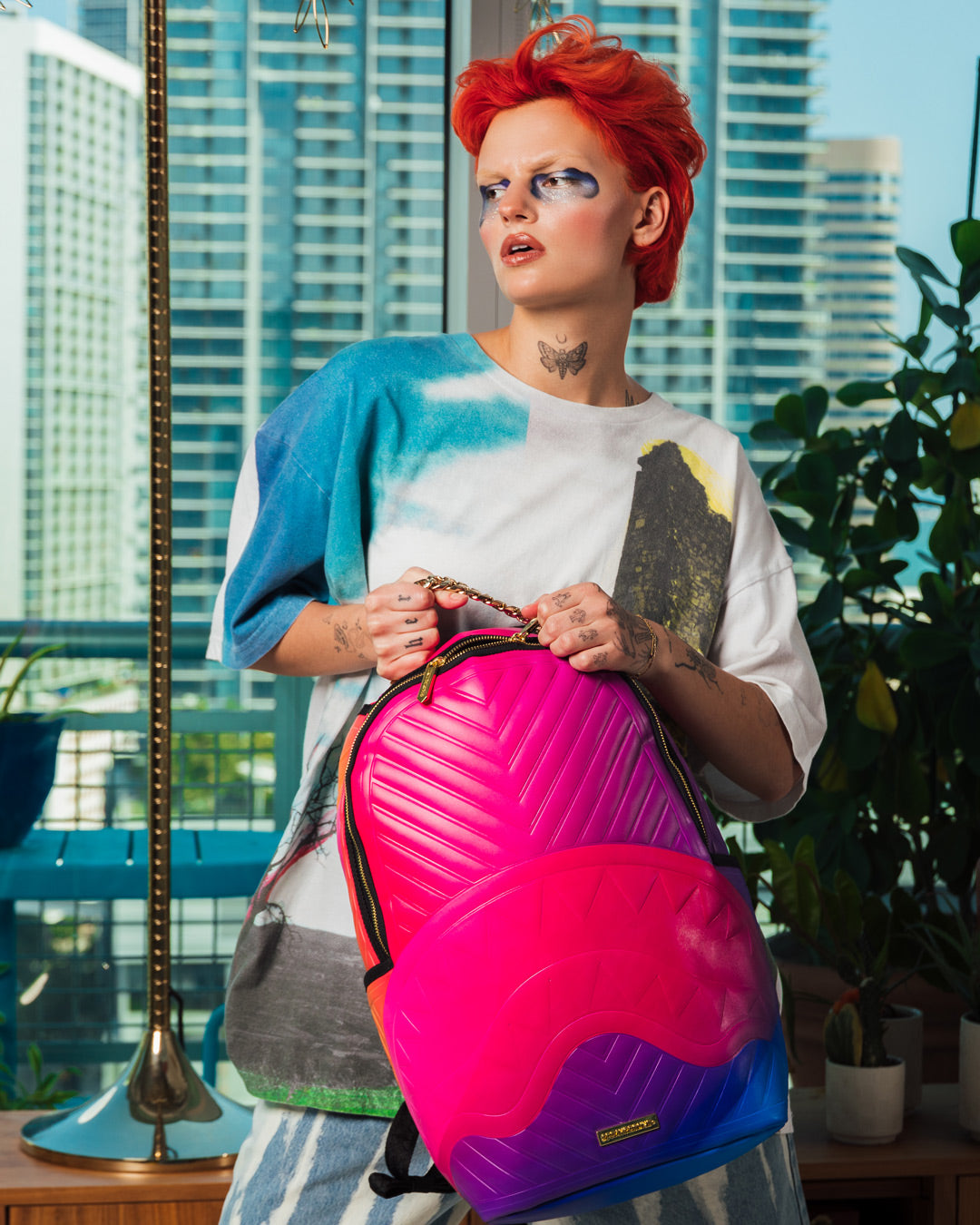 Sunburst Wave Backpack (Dlxv) - Image 6