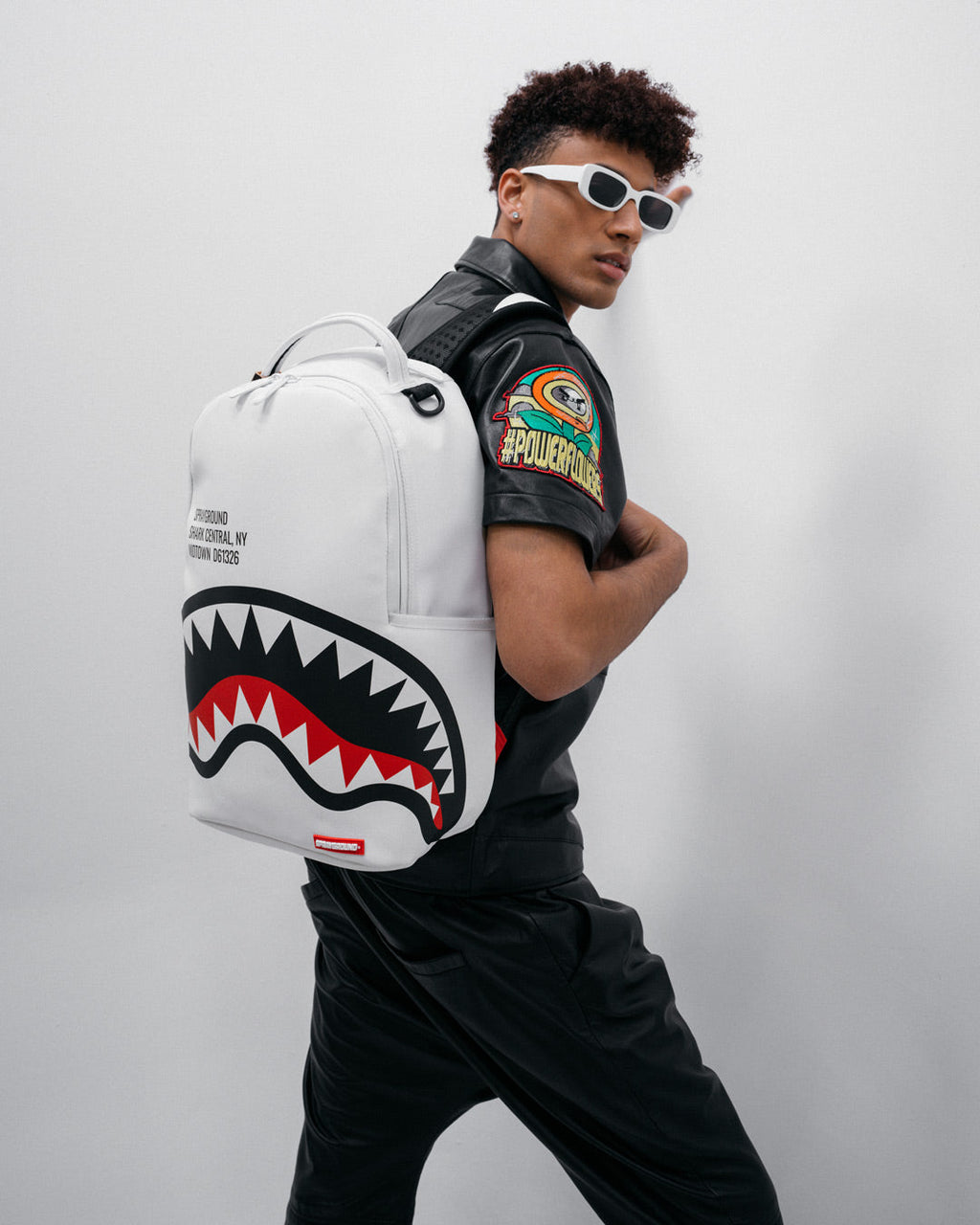 Shark Central (Wht) Backpack (Dlxv) - Image 2