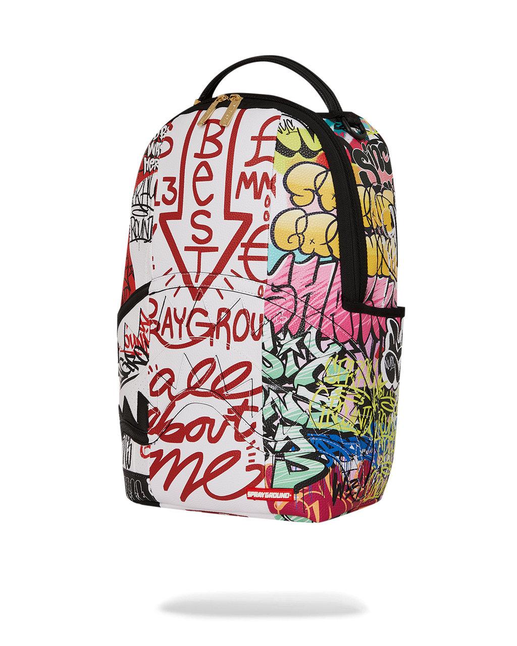 Tri-Split Graffiti Backpack (Dlxv) - Image 7