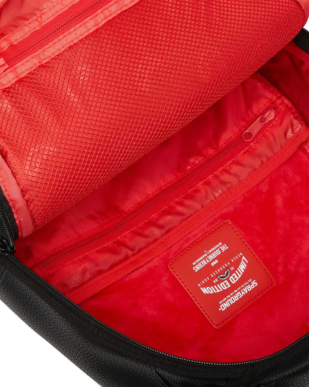 Heavy Metal Shark Black Backpack (Dlxv) - Image 10