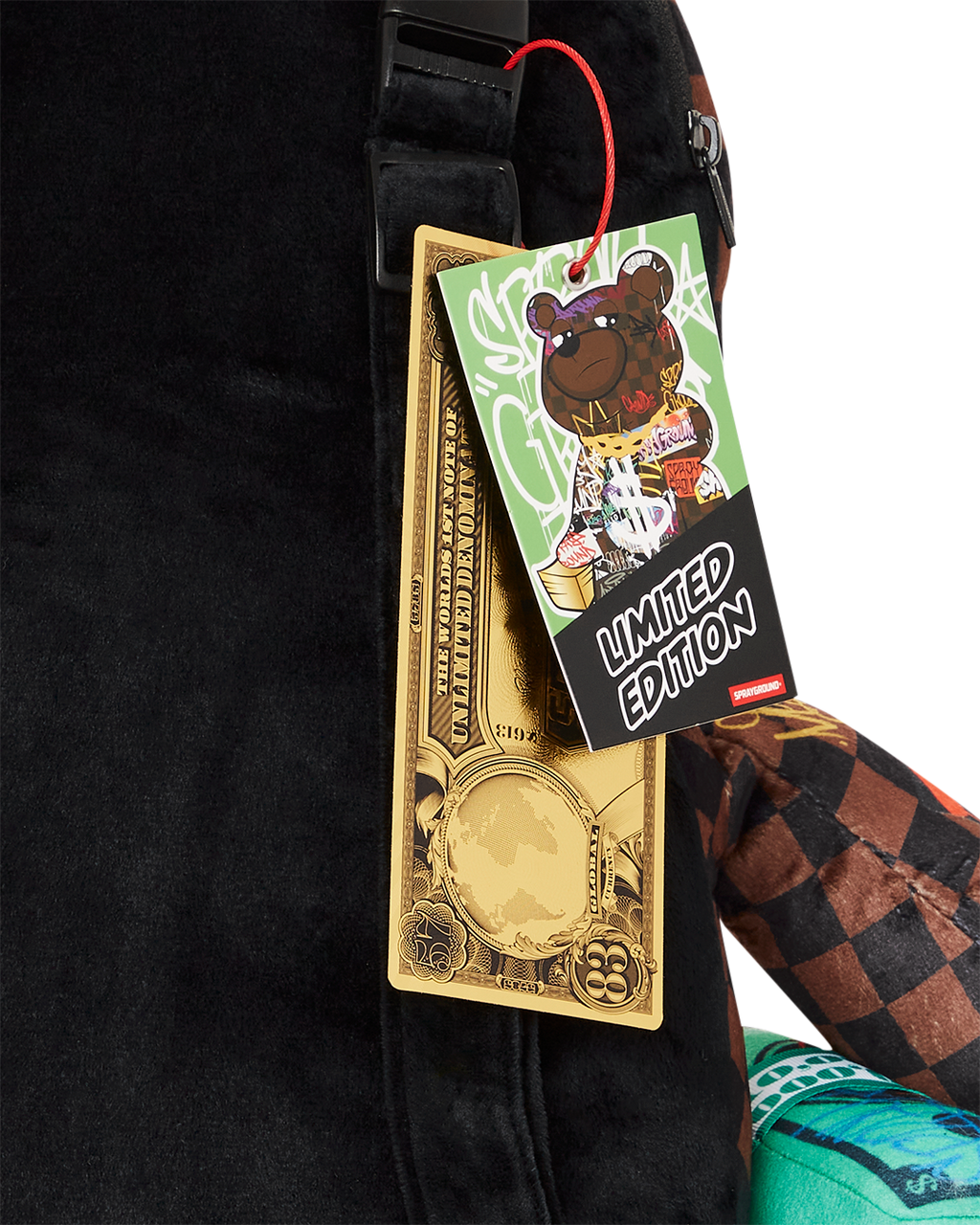 Sharks in Paris the Rizz Moneybear Teddybear Backpack - Image 13