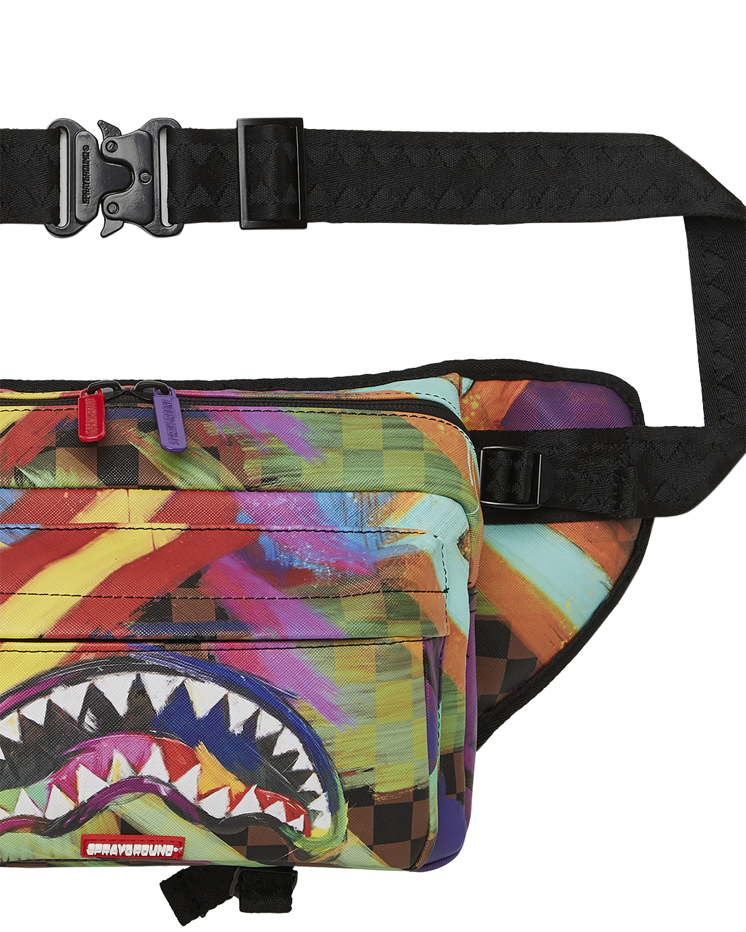 Sharks in Paris City Streaks Cargo Crossbody - Image 5