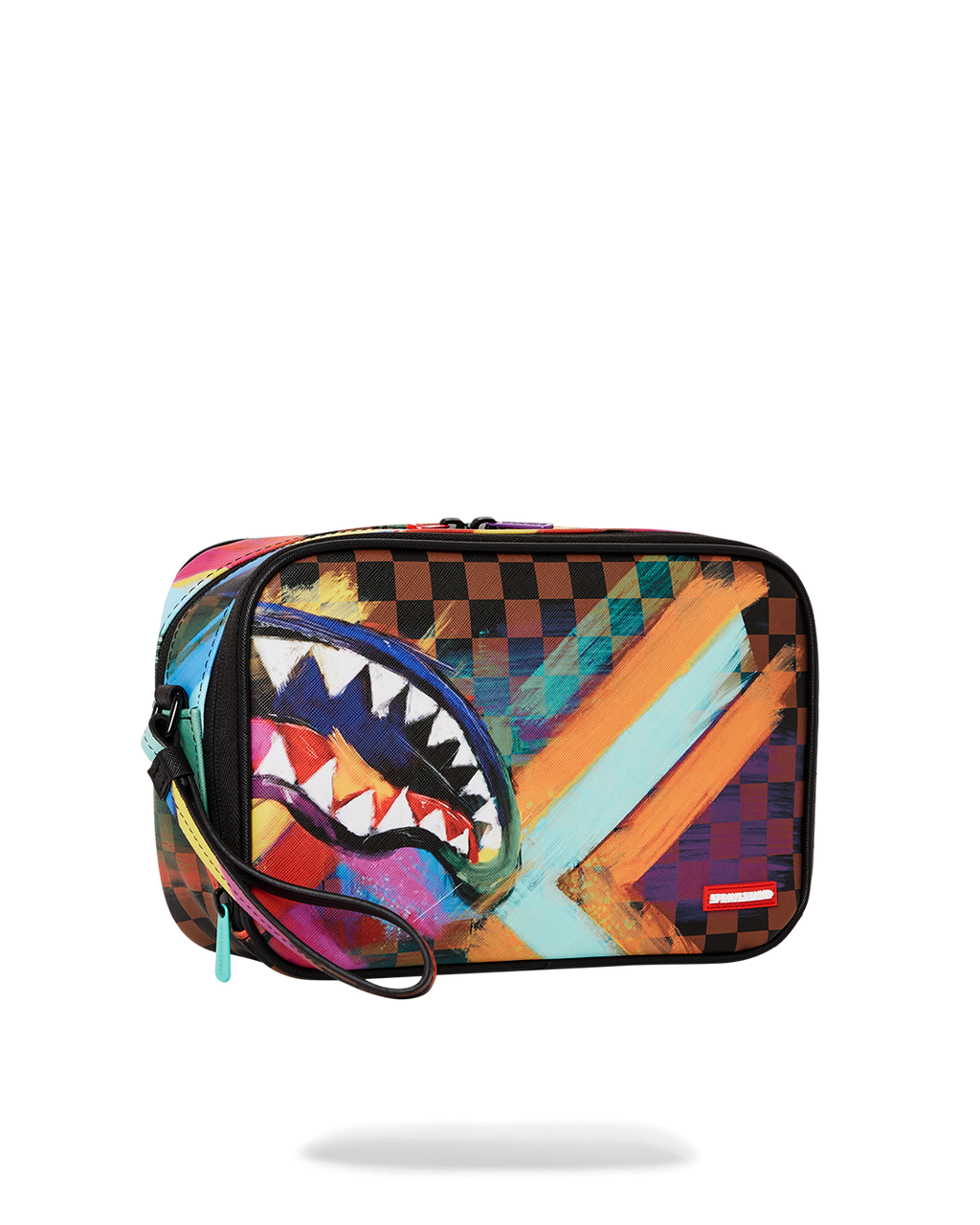 Sharks in Paris City Streaks Toiletry Bag - Image 3