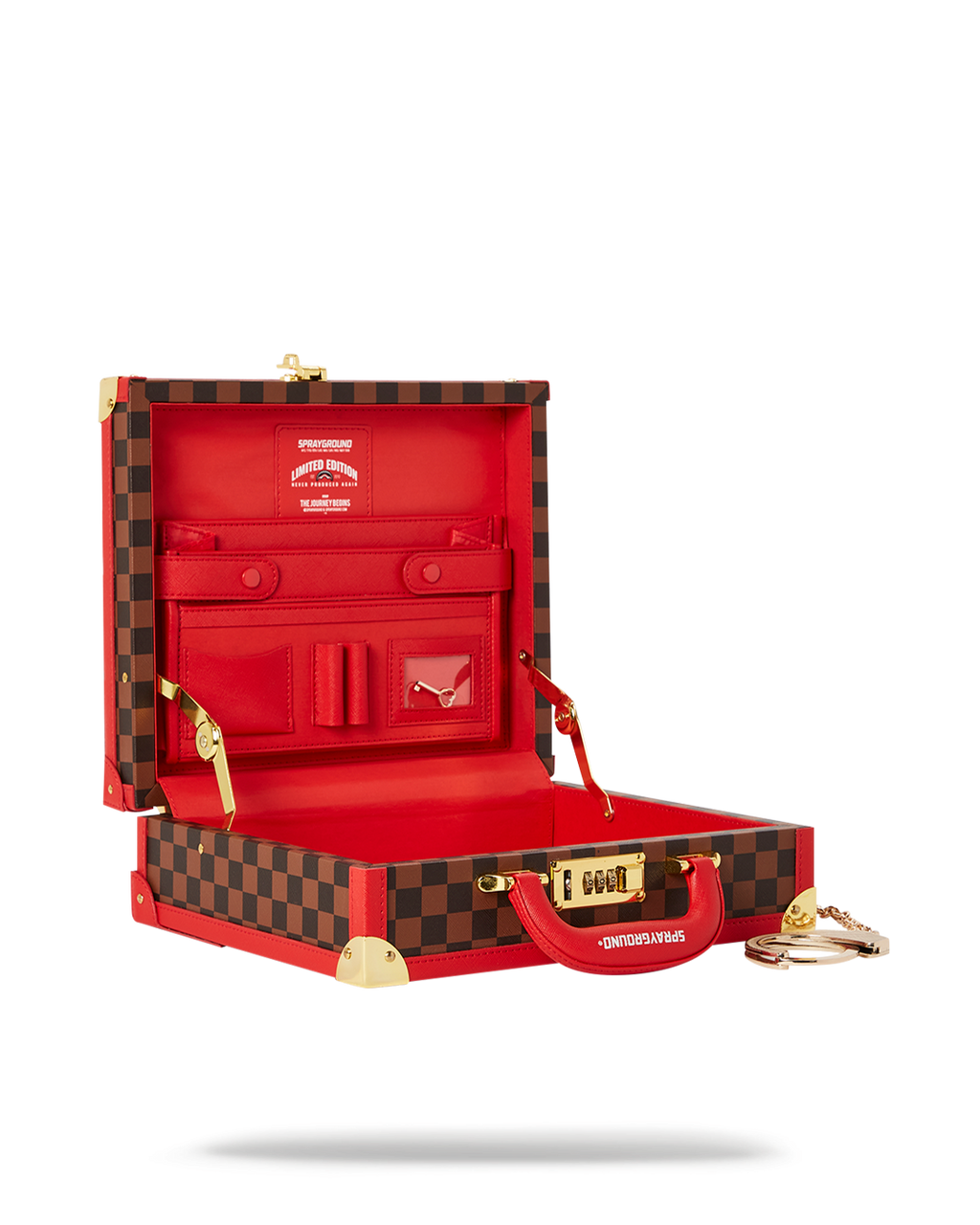 All or Nothing Sharks in Paris Attaché Handcuff Briefcase - Image 12