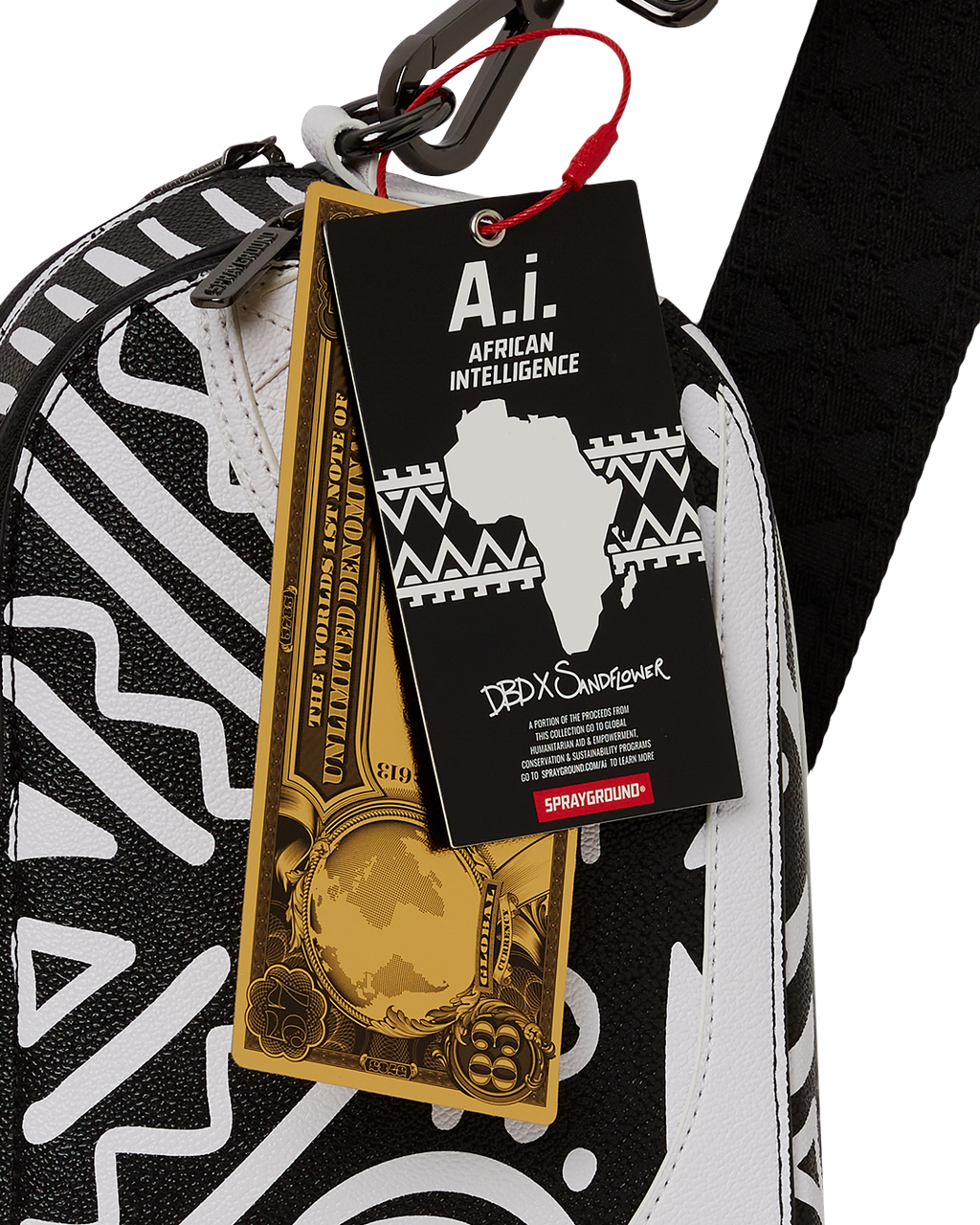 A.I.8 African Intelligence - Origin Story Backpack Sling - Image 8
