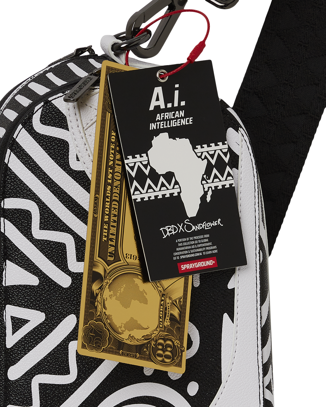 A.I.8 African Intelligence - Origin Story Backpack Sling - Image 8