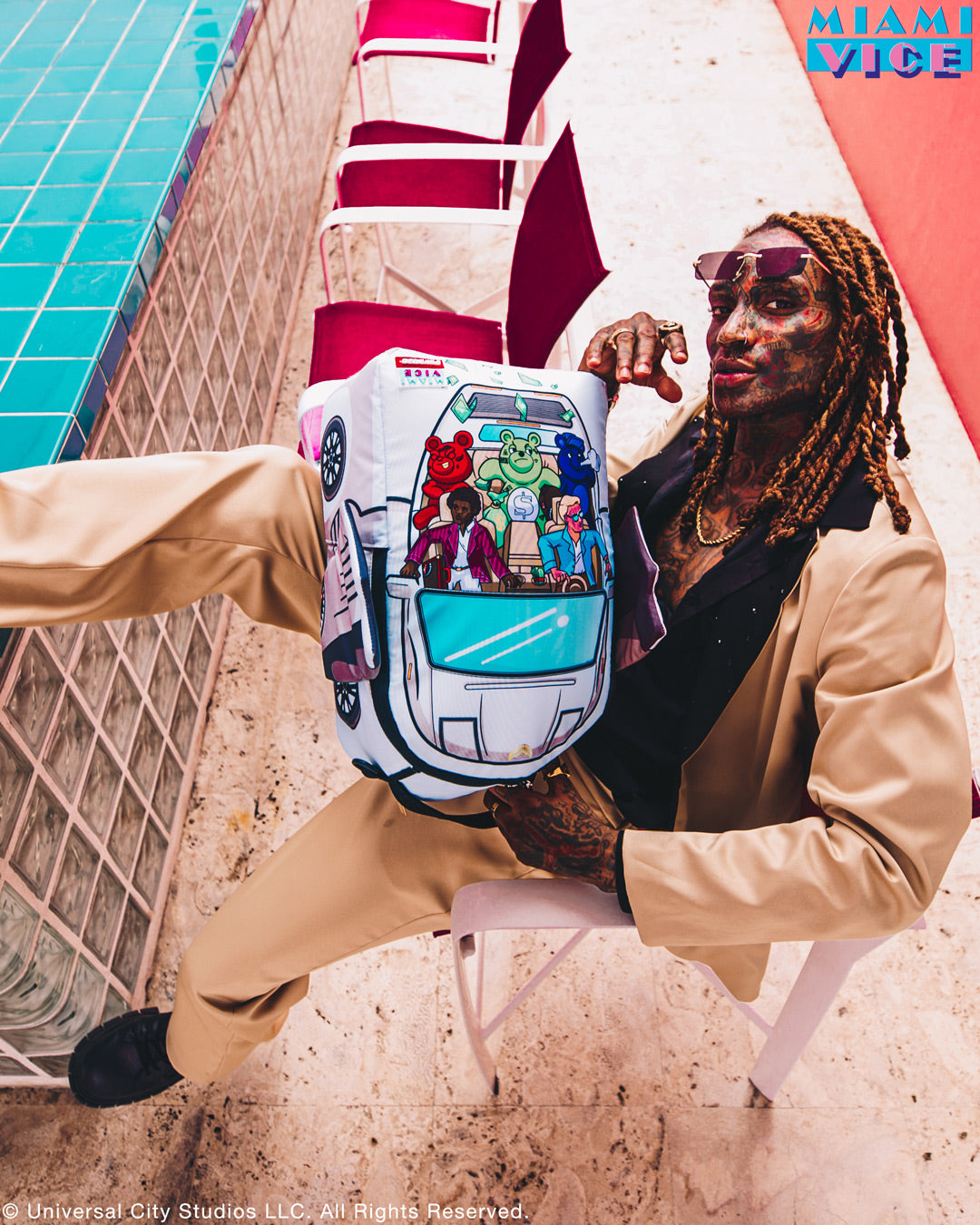 Miami Vice Wings Up Backpack (Dlxv) - Image 6